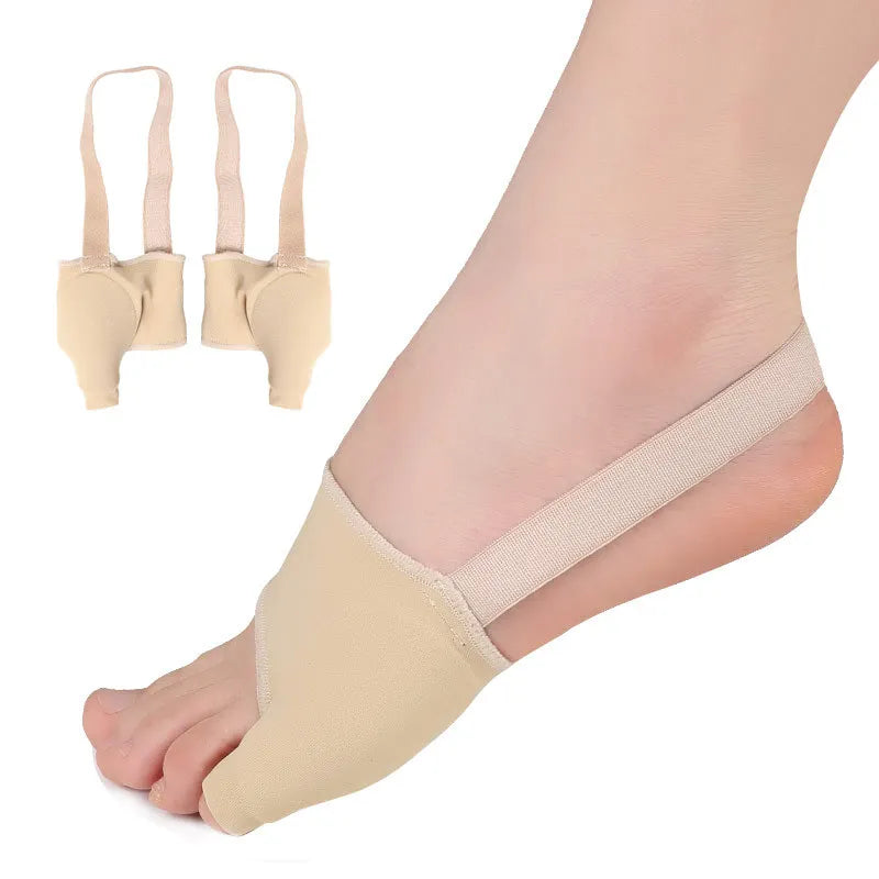 2pieces=1pair Little Toe Bunion Corrector Toe Strap Silicone Gel Hallux Valgus Cushions Spacer Feet Care Straightener Orthopedic