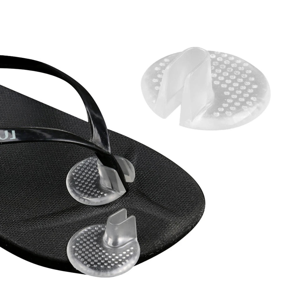 Gel Massage Insoles for Shoes Woman Man 4Pcs Silicone Forefoot Pads Slippers Sandals Flip-flop Non-slip Self-Adhesive Foot Pads
