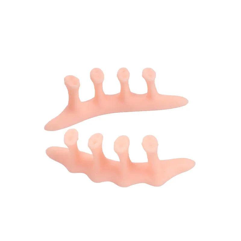1/5/10Pair Silicone Toe Separator Hallux Valgus Hammer Straightener Protector Corrector Insole Bones Overlapping Spacer Pedicure