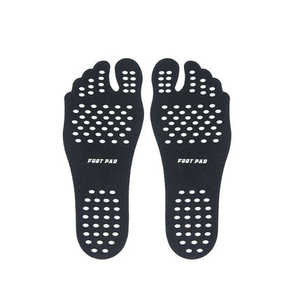 Beach Foot Pads Barefoot Adhesive Invisible Shoes Stick on Foot Pad Stickers Stick on Soles Anti-Slip Waterproof Foot Care Tools