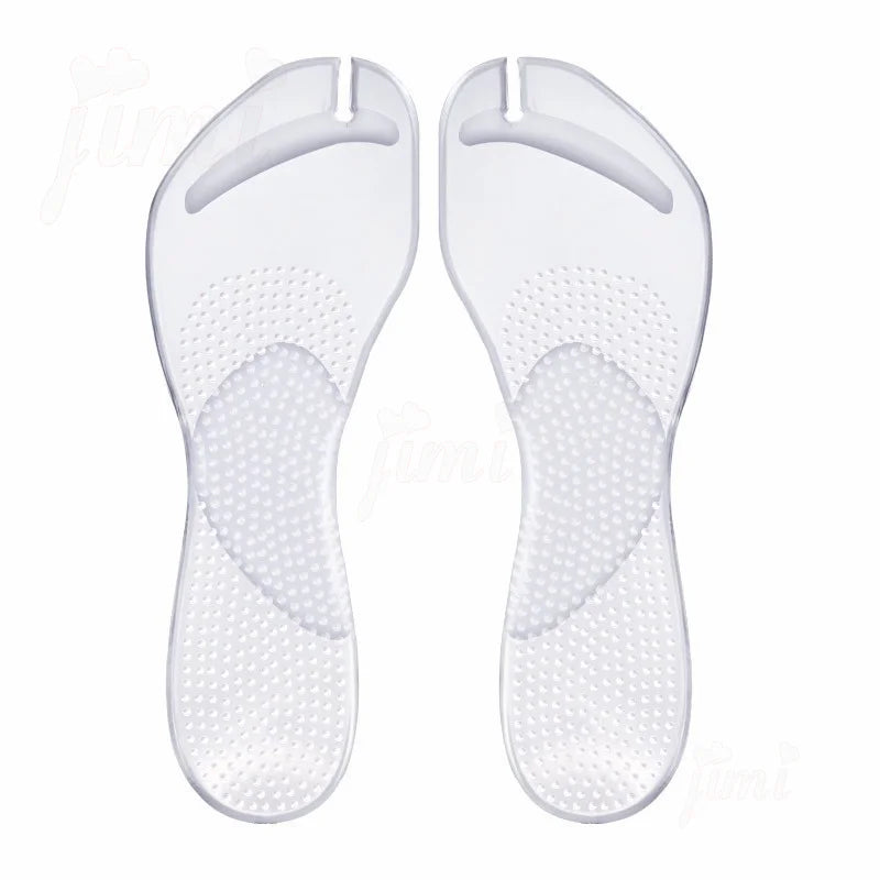 1Pair Seven Point Pad Self-adhesive Clip Shipping Silicone Insole Full Palm Exercise Thickened Ultra-soft Bottom Comfortable