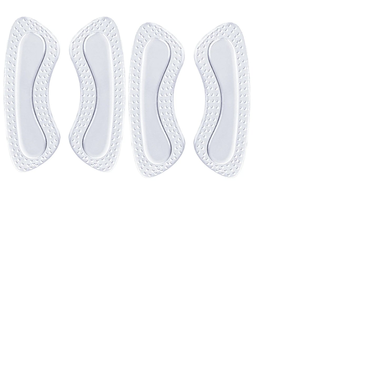 1/2/3/4/5Pairs Adjustable Size GEL Heel Protectors Women Silicone Cushion Non Slip Shoe Pads for High Heels Foot Care Insoles