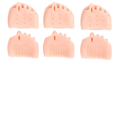 2/4/6/8/10Pcs Silicone Forefoot Pads Gel Insole Toe Separator Cushion Pain Relief Insoles Finger Toe Valgus Corrector Gel Pads