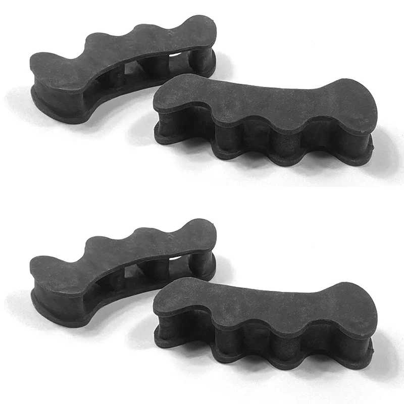 1/2Pairs Gel Soft Silicone Toe Finger Separator 3 Hole Hallux Valgus Orthopedic Spacers Bunion Overlapping Hammer Foot Corrector