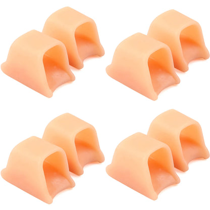 1/2/3/4Pairs Hammer Toe Straightener Hammertoe Finger Corrector for Curled Crooked Bent and Claw Toes Lift Toe Tip Toe Cushion