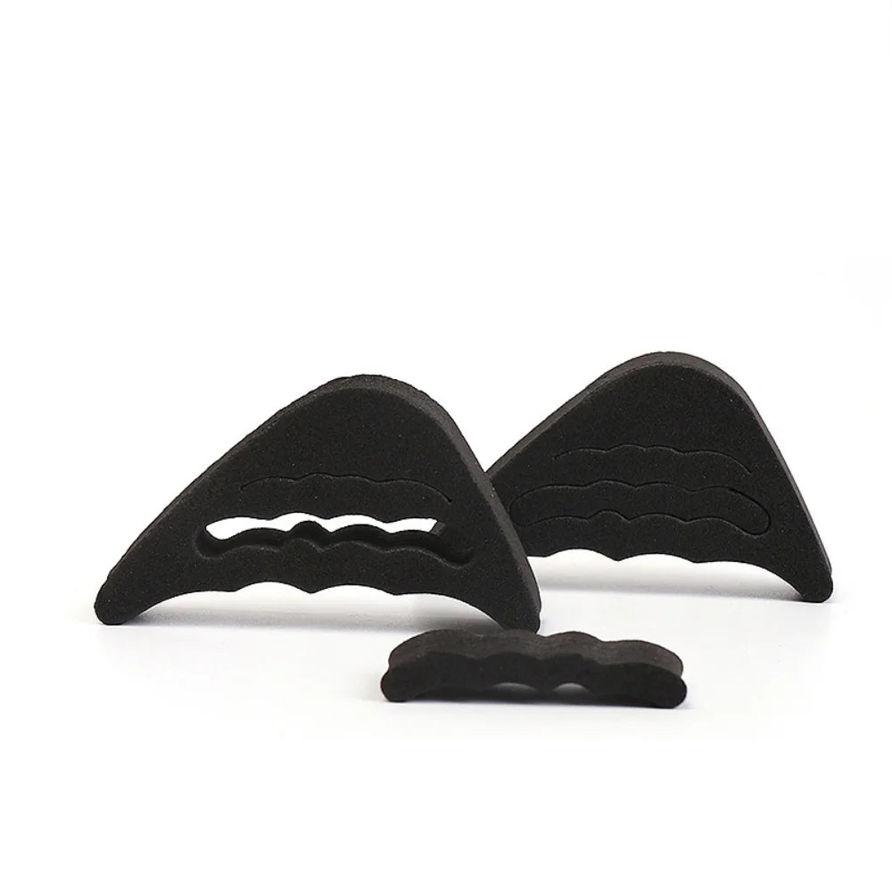 1/2Pair Toe Plug Soft Sponge Half Insoles Reusable Toe Filler Inserts Shoes Adjustable Big Foot Brace Pad Unisex Shoe Inserts
