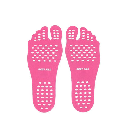 Beach Foot Pads Barefoot Adhesive Invisible Shoes Stick on Foot Pad Stickers Stick on Soles Anti-Slip Waterproof Foot Care Tools