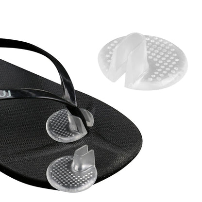 Gel Massage Insoles for Shoes Woman Man 4Pcs Silicone Forefoot Pads Slippers Sandals Flip-flop Non-slip Self-Adhesive Foot Pads