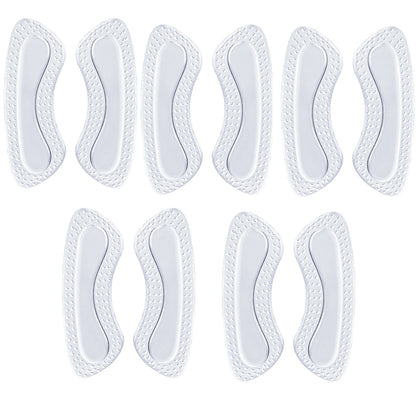 1/2/3/4/5Pairs Adjustable Size GEL Heel Protectors Women Silicone Cushion Non Slip Shoe Pads for High Heels Foot Care Insoles
