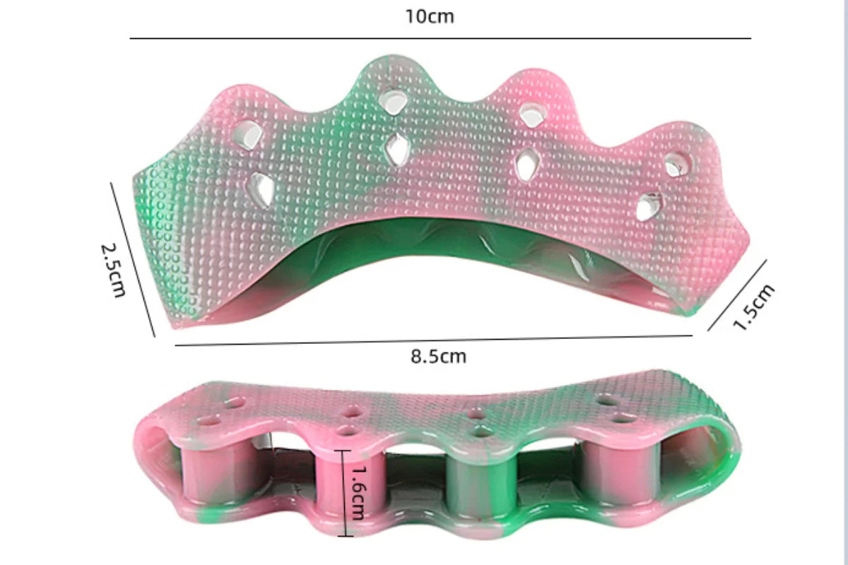 1Pairs Toe Separators Thumb Valgus Bunion Adjuster Gel Splitter Hammer Corrector Protector Foot Pain Relief Silicone Straighten