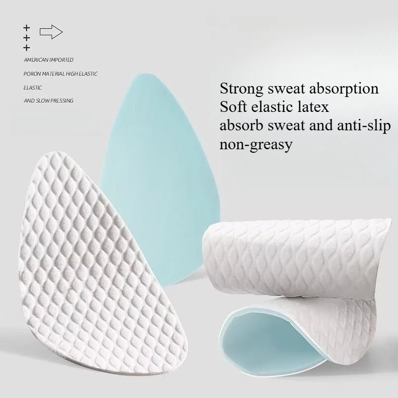 1/3/5Pair Disposable Forefoot Pad Sweat Absorbing Breathable Shoe Inserts Wood Pulp High Heels Soft Cushion Foot Pads