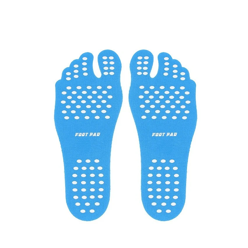 Beach Foot Pads Barefoot Adhesive Invisible Shoes Stick on Foot Pad Stickers Stick on Soles Anti-Slip Waterproof Foot Care Tools
