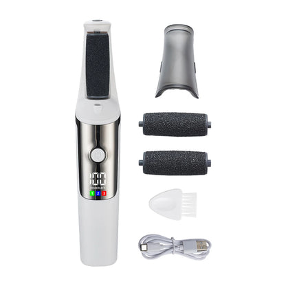 Electric Foot Callus Remover Portable Smooth Electric Foot File for Dry Cracked Dead Skin Remover Rechargeable Feet Care Kit