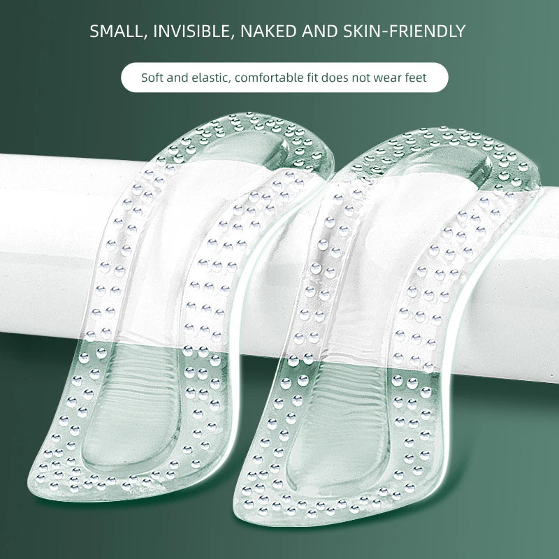 1/2/3/4/5Pairs Adjustable Size GEL Heel Protectors Women Silicone Cushion Non Slip Shoe Pads for High Heels Foot Care Insoles