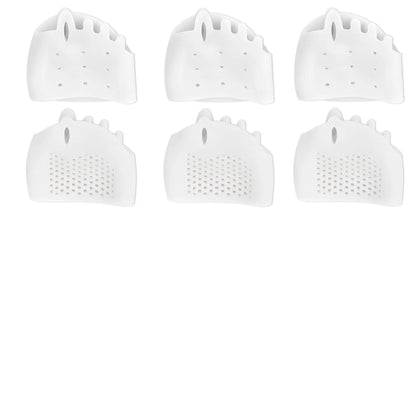 2/4/6/8/10Pcs Silicone Forefoot Pads Gel Insole Toe Separator Cushion Pain Relief Insoles Finger Toe Valgus Corrector Gel Pads