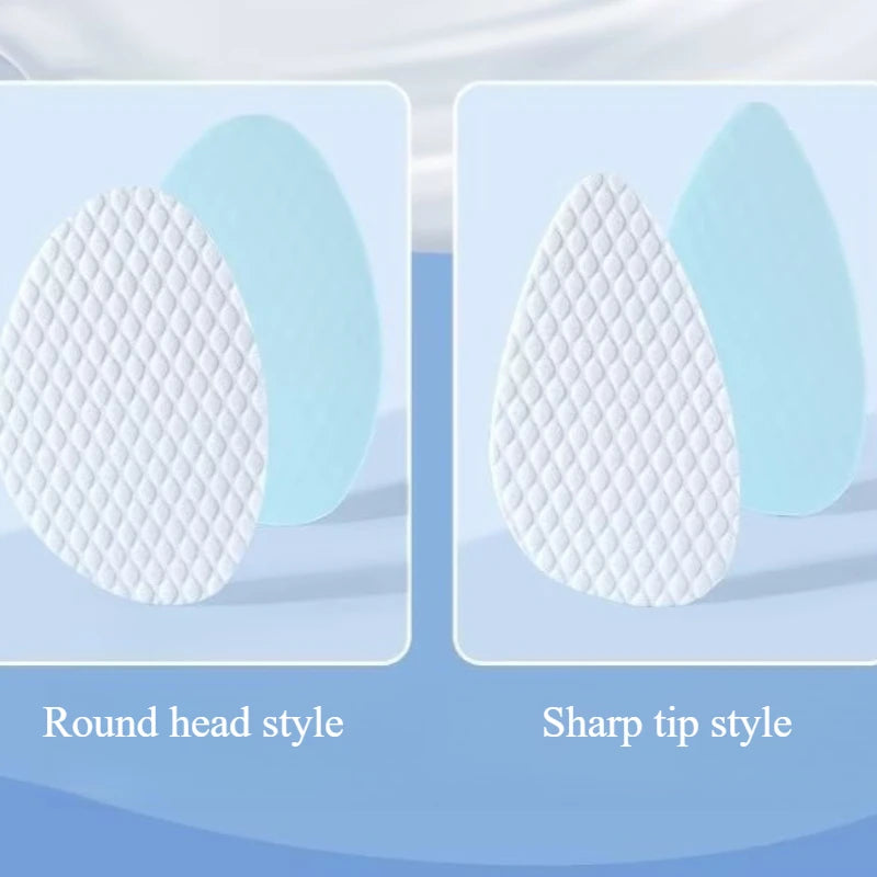 1/3/5Pair Disposable Forefoot Pad Sweat Absorbing Breathable Shoe Inserts Wood Pulp High Heels Soft Cushion Foot Pads