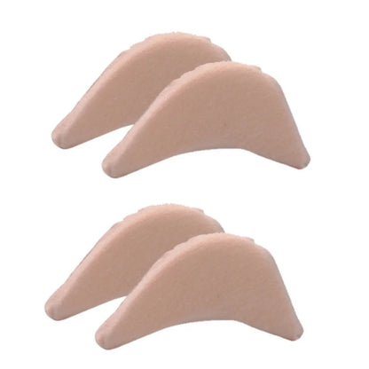 1/2Pair Toe Plug Soft Sponge Half Insoles Reusable Toe Filler Inserts Shoes Adjustable Big Foot Brace Pad Unisex Shoe Inserts