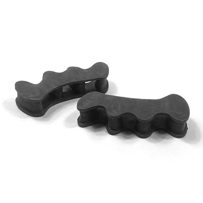 1/2Pairs Gel Soft Silicone Toe Finger Separator 3 Hole Hallux Valgus Orthopedic Spacers Bunion Overlapping Hammer Foot Corrector