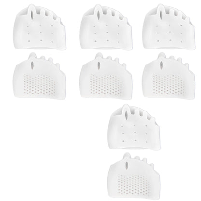 2/4/6/8/10Pcs Silicone Forefoot Pads Gel Insole Toe Separator Cushion Pain Relief Insoles Finger Toe Valgus Corrector Gel Pads