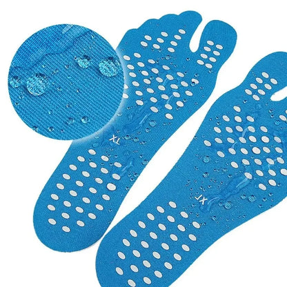 Beach Foot Pads Barefoot Adhesive Invisible Shoes Stick on Foot Pad Stickers Stick on Soles Anti-Slip Waterproof Foot Care Tools