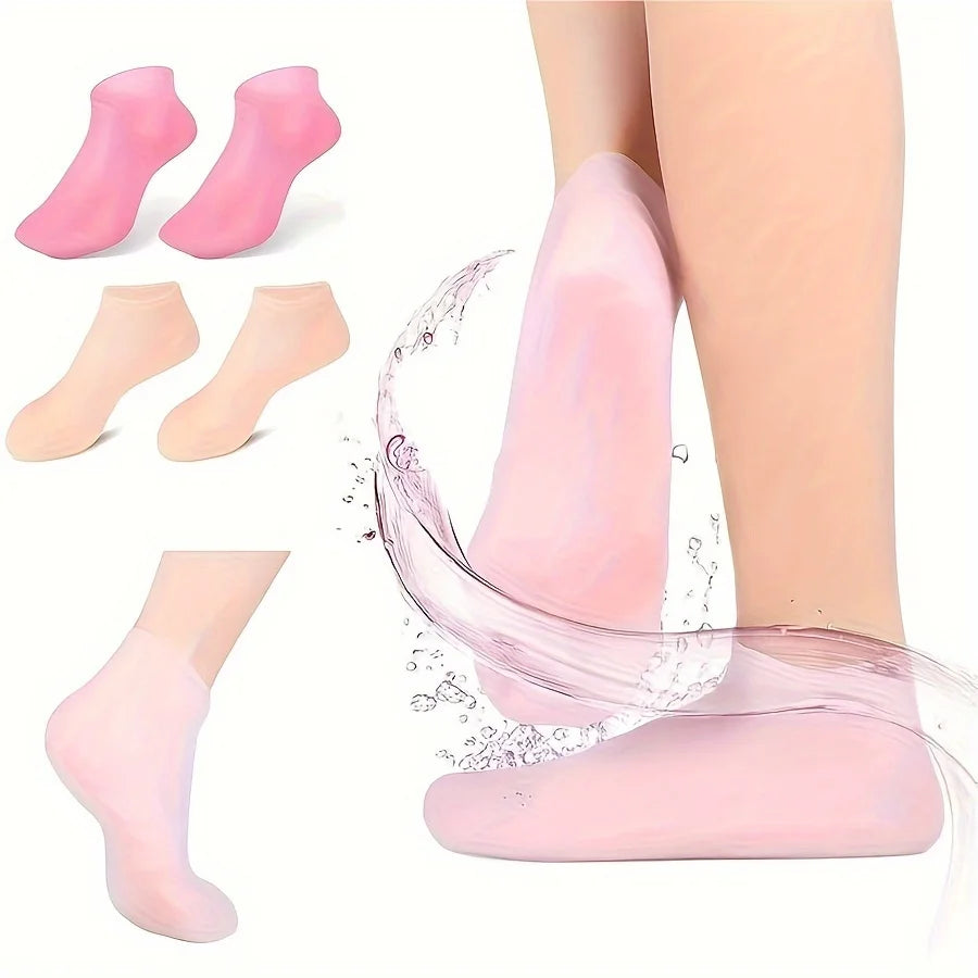 SilkHeel Silicon Spa Socks