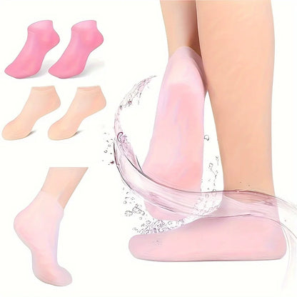 SilkHeel Silicon Spa Socks
