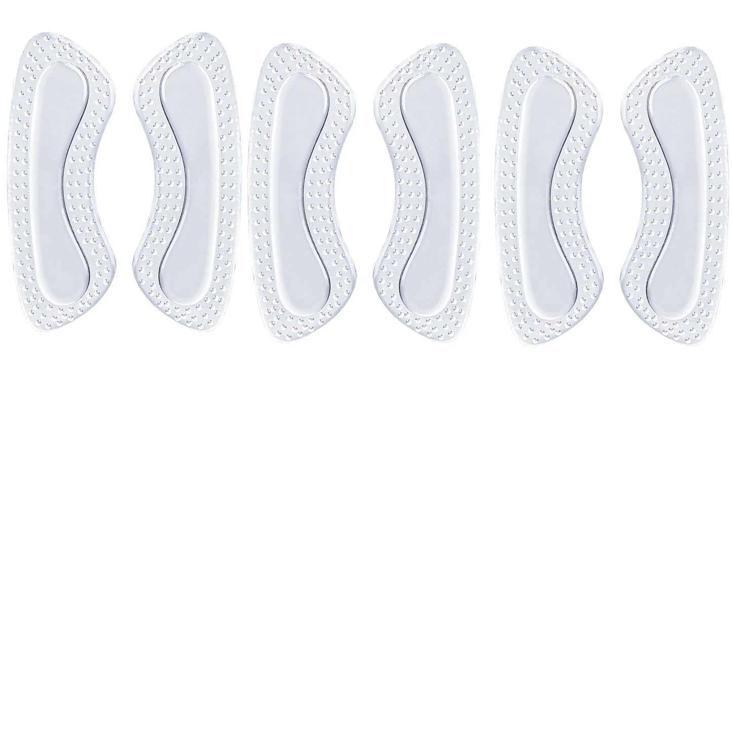 1/2/3/4/5Pairs Adjustable Size GEL Heel Protectors Women Silicone Cushion Non Slip Shoe Pads for High Heels Foot Care Insoles