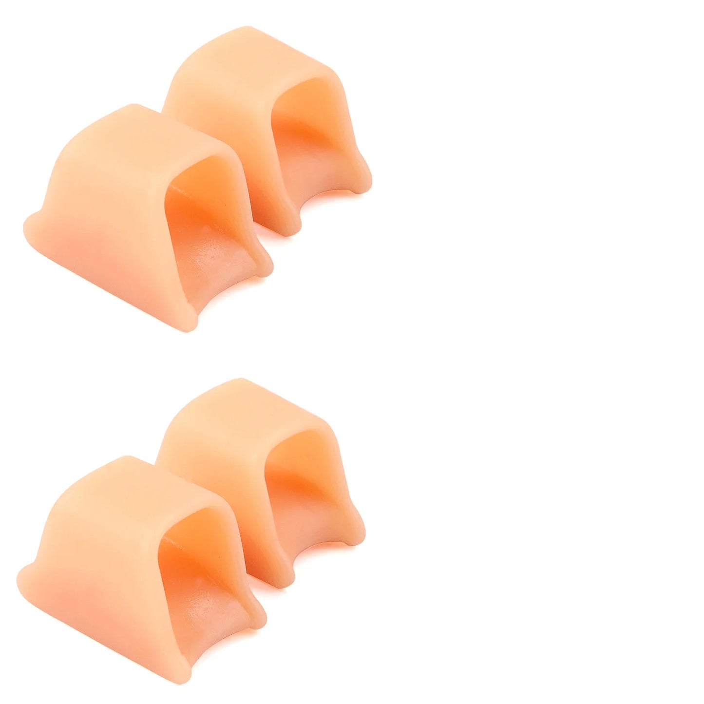 1/2/3/4Pairs Hammer Toe Straightener Hammertoe Finger Corrector for Curled Crooked Bent and Claw Toes Lift Toe Tip Toe Cushion