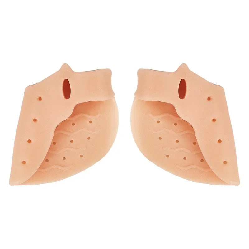 Unisex Silicone Toe Separators Breathable Hallux Valgus Buffer Foot Care Tools for Straighter Toes - 1 Pair
