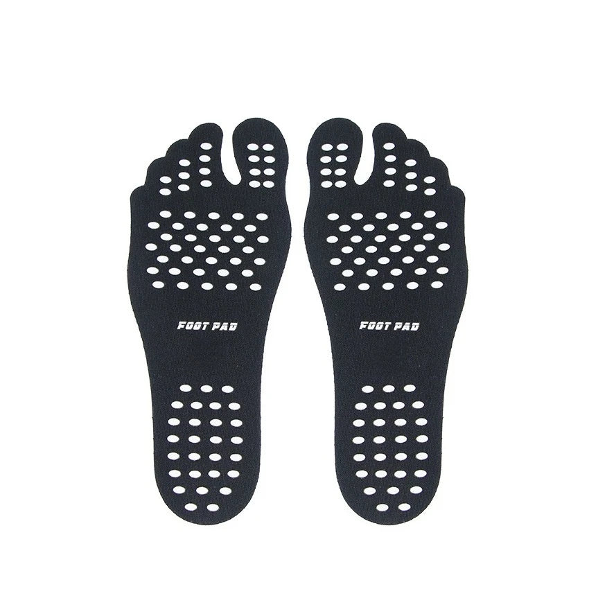 Beach Foot Pads Barefoot Adhesive Invisible Shoes Stick on Foot Pad Stickers Stick on Soles Anti-Slip Waterproof Foot Care Tools
