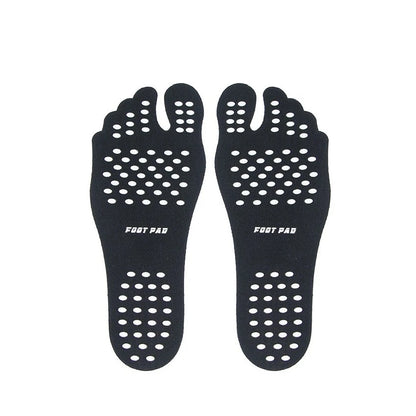 Beach Foot Pads Barefoot Adhesive Invisible Shoes Stick on Foot Pad Stickers Stick on Soles Anti-Slip Waterproof Foot Care Tools