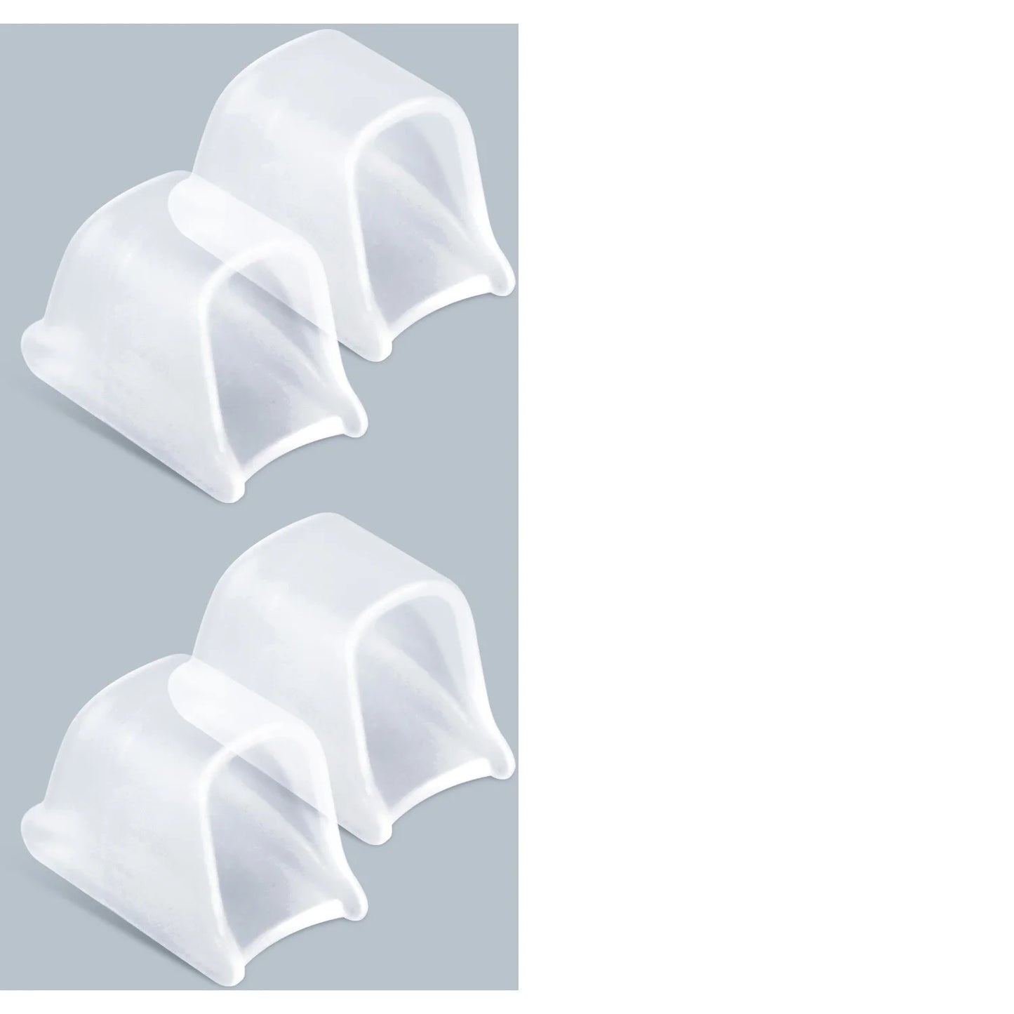 1/2/3/4Pairs Hammer Toe Straightener Hammertoe Finger Corrector for Curled Crooked Bent and Claw Toes Lift Toe Tip Toe Cushion