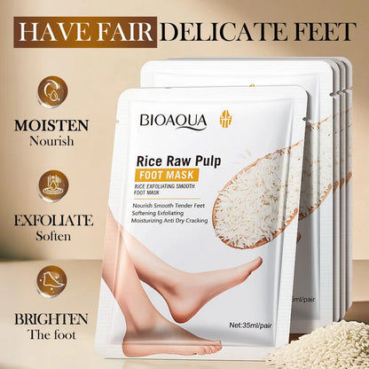 RiceGlow Foot Renewal Mask