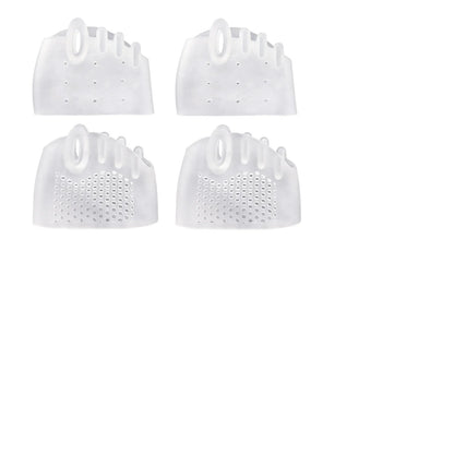 2/4/6/8/10Pcs Silicone Forefoot Pads Gel Insole Toe Separator Cushion Pain Relief Insoles Finger Toe Valgus Corrector Gel Pads