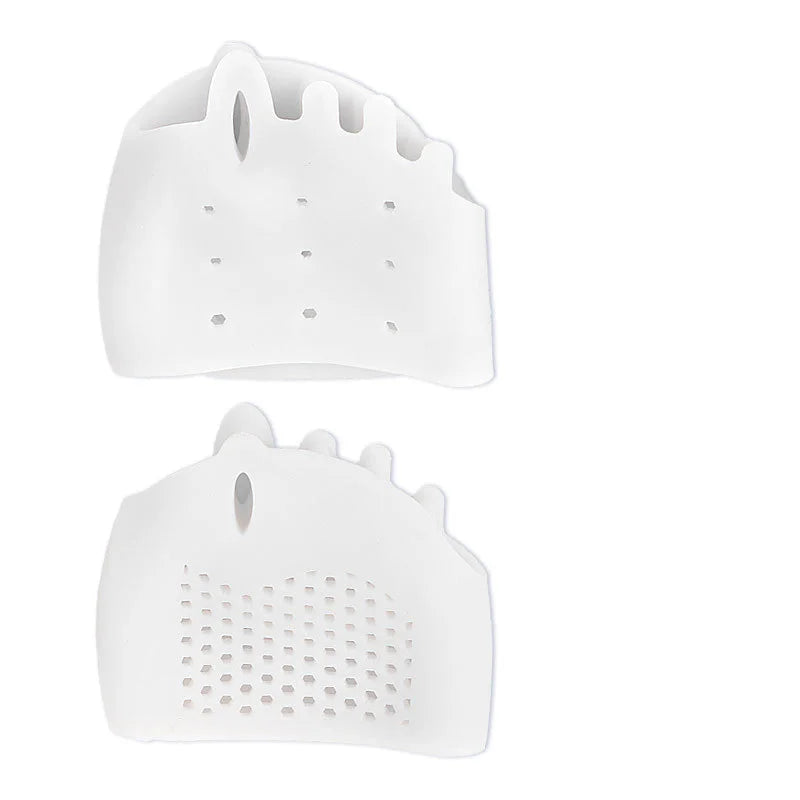2/4/6/8/10Pcs Silicone Forefoot Pads Gel Insole Toe Separator Cushion Pain Relief Insoles Finger Toe Valgus Corrector Gel Pads