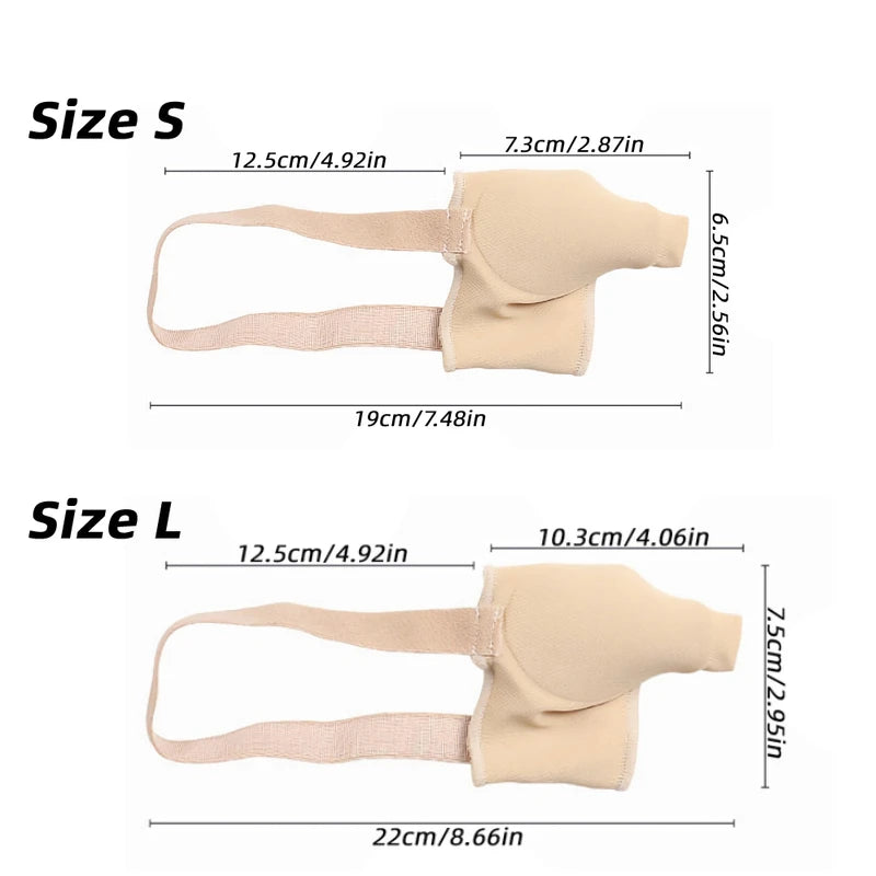 2pieces=1pair Little Toe Bunion Corrector Toe Strap Silicone Gel Hallux Valgus Cushions Spacer Feet Care Straightener Orthopedic