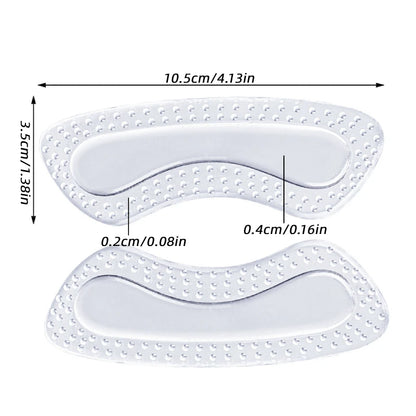 1/2/3/4/5Pairs Adjustable Size GEL Heel Protectors Women Silicone Cushion Non Slip Shoe Pads for High Heels Foot Care Insoles