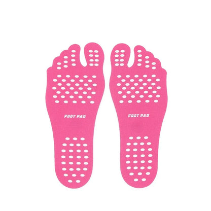 Beach Foot Pads Barefoot Adhesive Invisible Shoes Stick on Foot Pad Stickers Stick on Soles Anti-Slip Waterproof Foot Care Tools