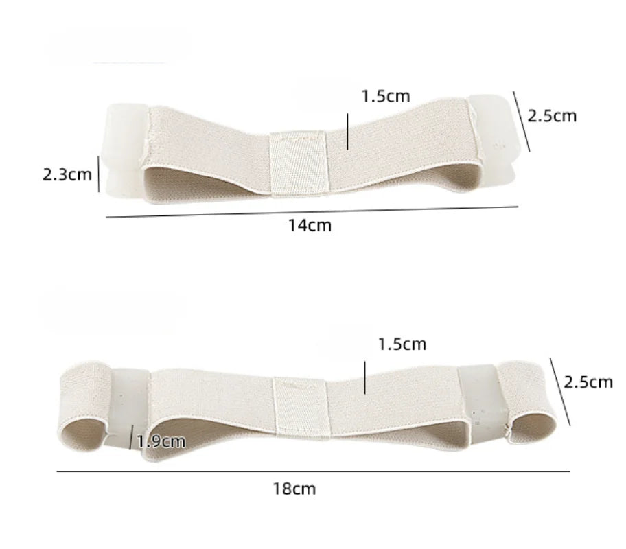 1Pcs Hallux Valgus Corrector Big Toe Stretcher Separator Bunion Pain Relief Belt Recovery Training Exerciser Strap Toe Separator