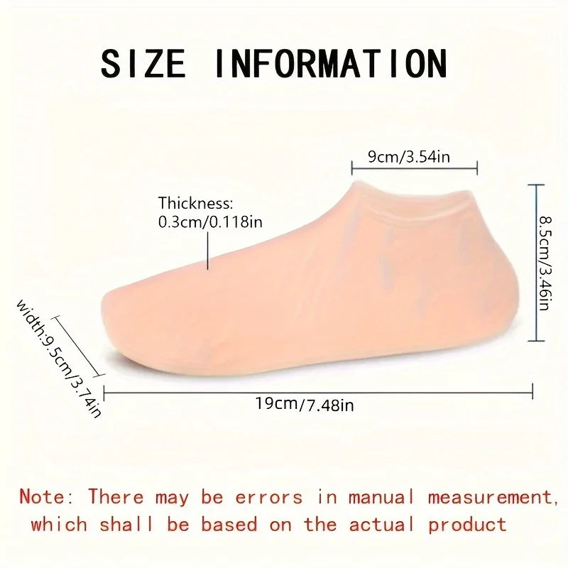 SilkHeel Silicon Spa Socks