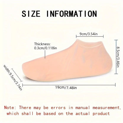 SilkHeel Silicon Spa Socks