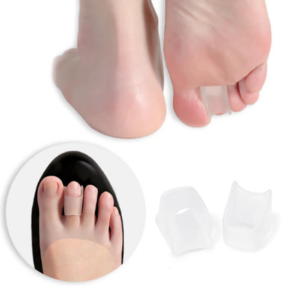 1/2/3/4Pairs Hammer Toe Straightener Hammertoe Finger Corrector for Curled Crooked Bent and Claw Toes Lift Toe Tip Toe Cushion