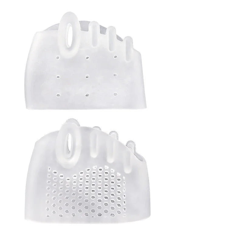 2/4/6/8/10Pcs Silicone Forefoot Pads Gel Insole Toe Separator Cushion Pain Relief Insoles Finger Toe Valgus Corrector Gel Pads