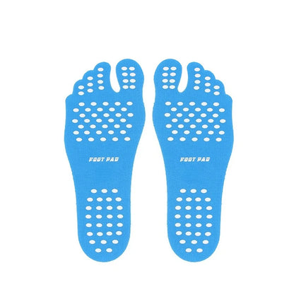 Beach Foot Pads Barefoot Adhesive Invisible Shoes Stick on Foot Pad Stickers Stick on Soles Anti-Slip Waterproof Foot Care Tools