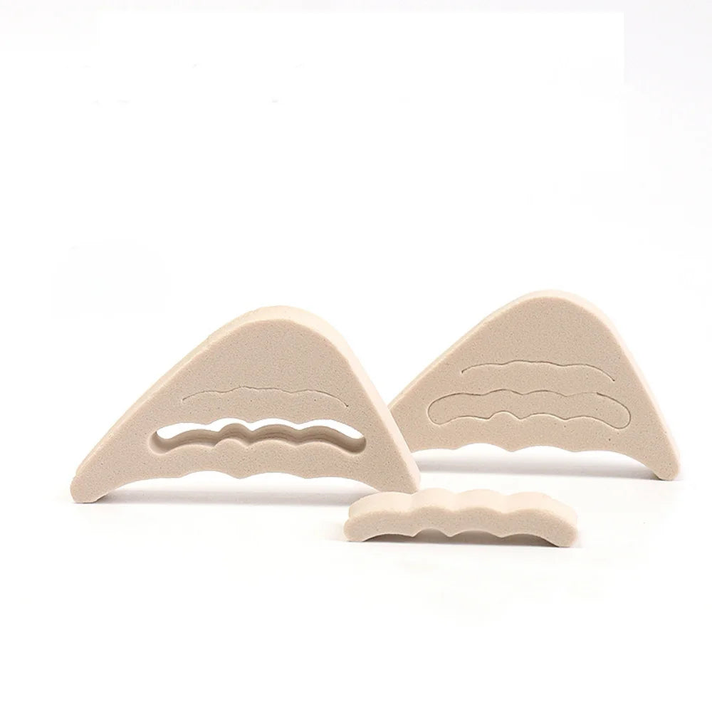 1/2Pair Toe Plug Soft Sponge Half Insoles Reusable Toe Filler Inserts Shoes Adjustable Big Foot Brace Pad Unisex Shoe Inserts
