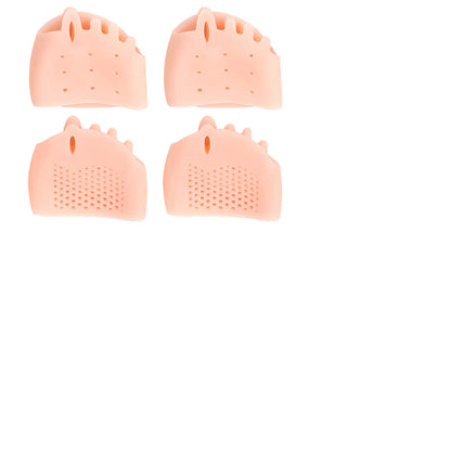2/4/6/8/10Pcs Silicone Forefoot Pads Gel Insole Toe Separator Cushion Pain Relief Insoles Finger Toe Valgus Corrector Gel Pads