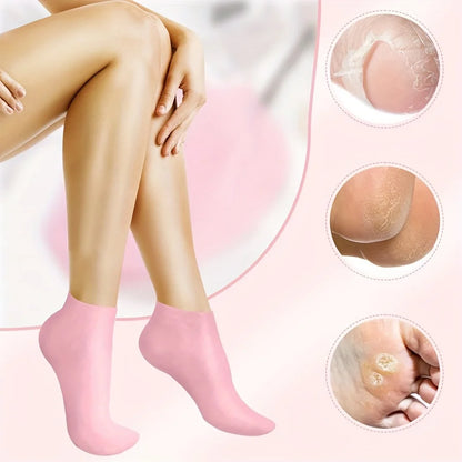 SilkHeel Silicon Spa Socks