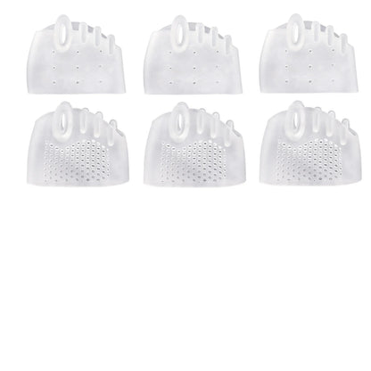 2/4/6/8/10Pcs Silicone Forefoot Pads Gel Insole Toe Separator Cushion Pain Relief Insoles Finger Toe Valgus Corrector Gel Pads