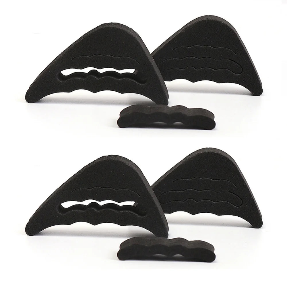 1/2Pair Toe Plug Soft Sponge Half Insoles Reusable Toe Filler Inserts Shoes Adjustable Big Foot Brace Pad Unisex Shoe Inserts
