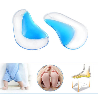 1/10Pair KidOrthotic Professional Arch Support Insole Flat Foot Flatfoot Corrector Shoe Cushion Insert Silicone Orthopedic Pad